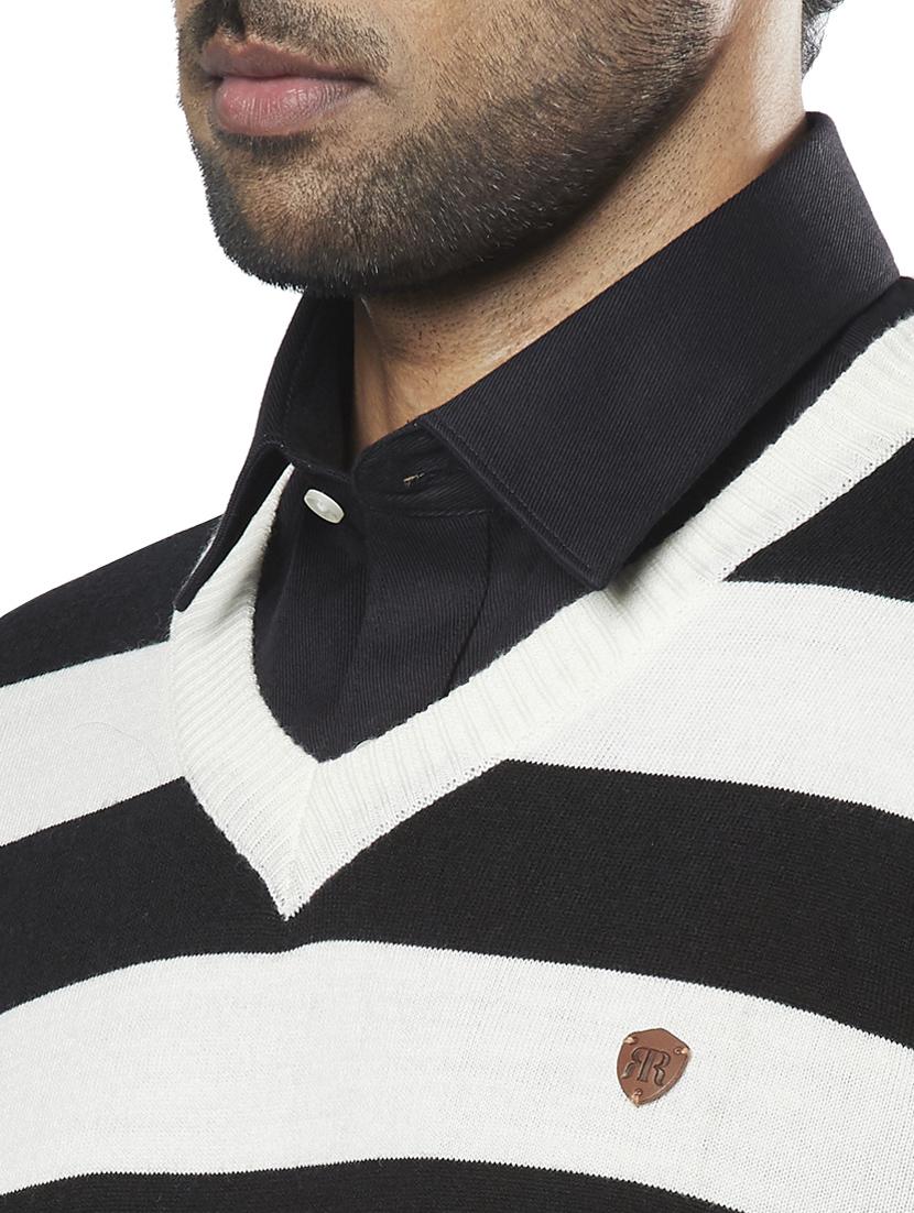 white striped acrylic pullover - 17768397 - Zoom Image - 5
