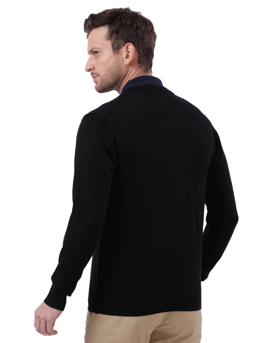 black solid pullover - 17768422 - Zoom Image - 3