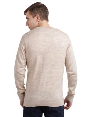 beige checkered acrylic pullover - 17768460 - Standard Image - 3