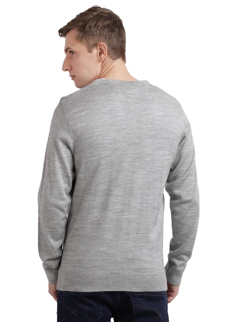 grey solid acrylic pullover - 17768462 - Zoom Image - 3