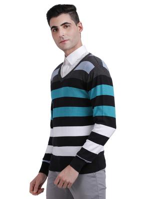 multi colored striped pullover - 17768475 - Standard Image - 2