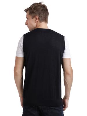 white color block acrylic pullover - 17768492 - Standard Image - 3