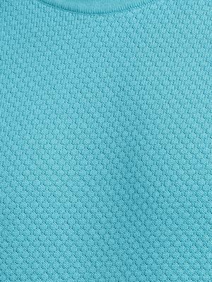 blue self design pullover - 17768496 - Standard Image - 5