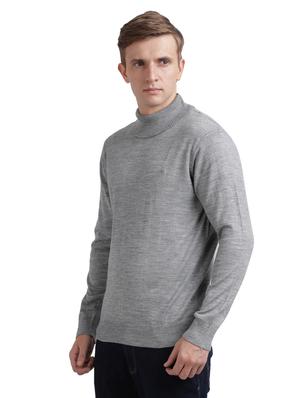 grey solid acrylic pullover - 17768507 - Standard Image - 2