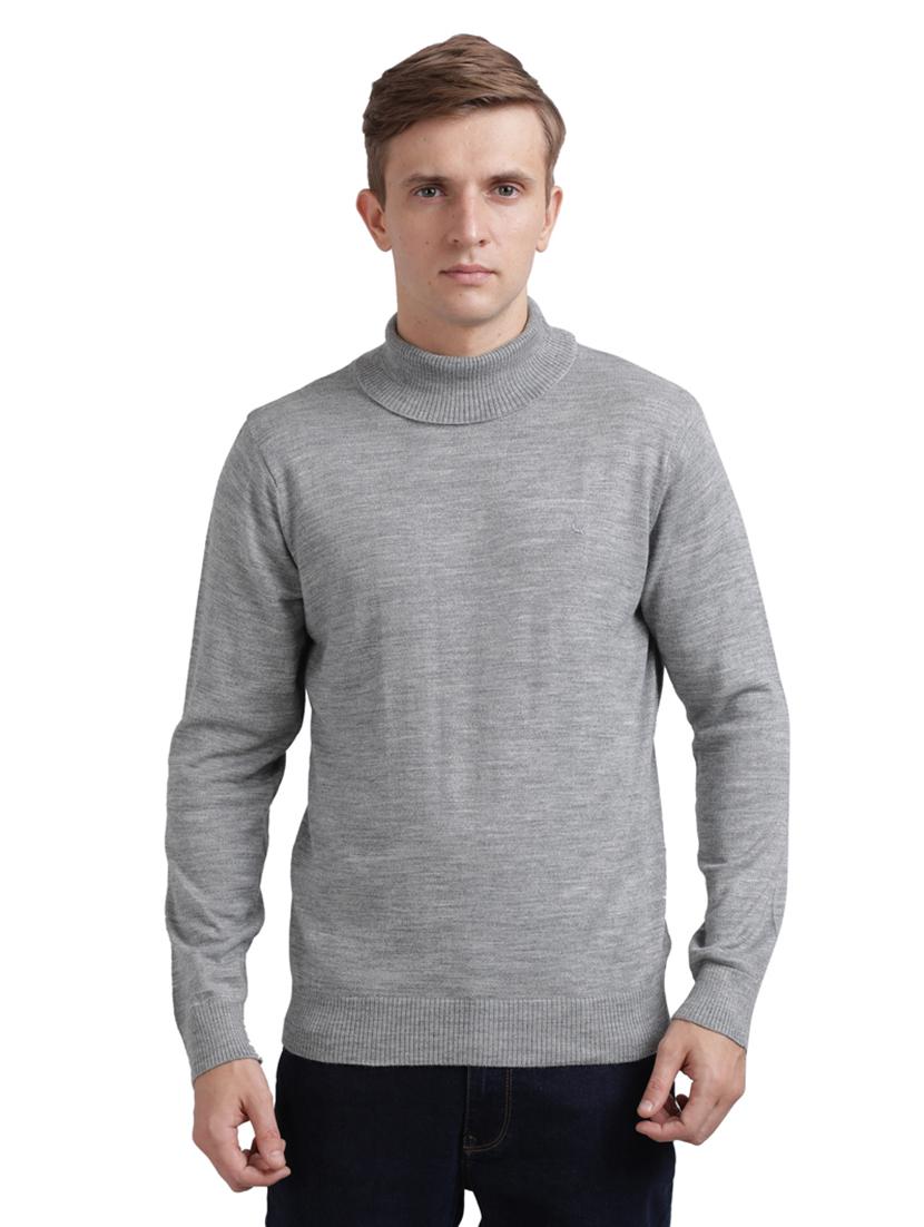 grey solid acrylic pullover - 17768507 - Zoom Image - 1