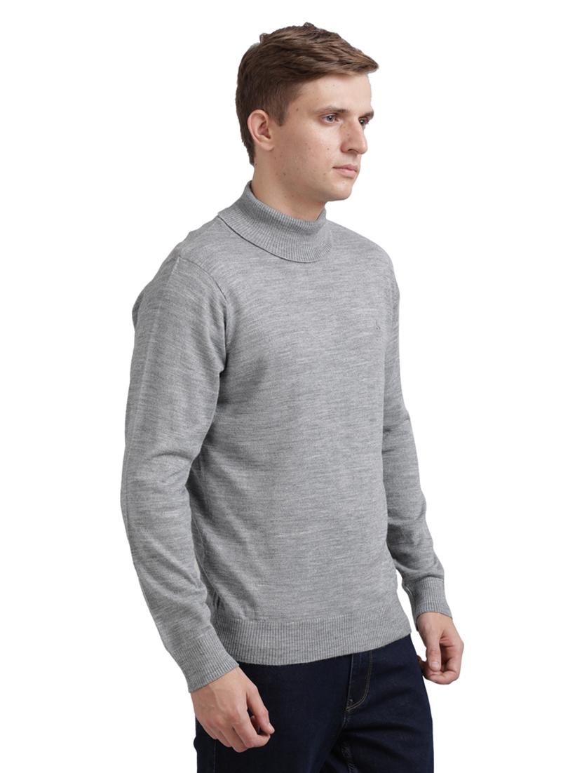 grey solid acrylic pullover - 17768507 - Zoom Image - 3