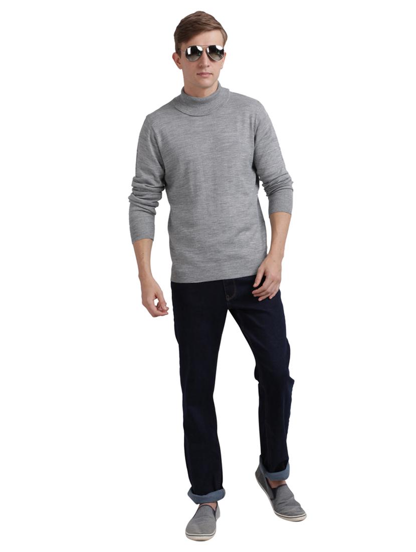 grey solid acrylic pullover - 17768507 - Zoom Image - 5