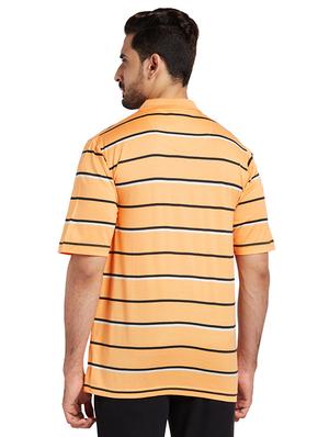 orange striped polo t-shirt - 17768618 - Standard Image - 3
