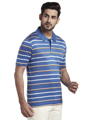 blue striped polo t-shirt - 17768620 - Standard Image - 2