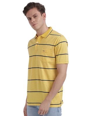 yellow striped polo t-shirt - 17768631 - Standard Image - 2