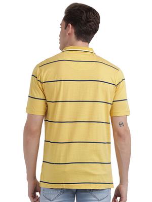 yellow striped polo t-shirt - 17768631 - Standard Image - 3