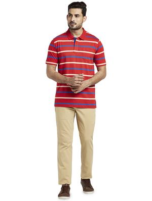 red striped polo t-shirt - 17768655 - Standard Image - 4