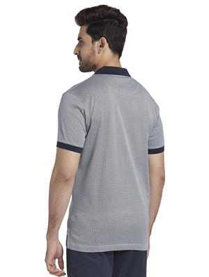 blue printed polo t-shirt - 17768702 - Standard Image - 3
