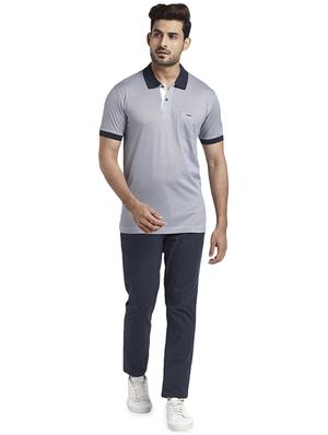 blue printed polo t-shirt - 17768702 - Standard Image - 4