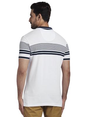 white striped polo t-shirt - 17768785 - Standard Image - 3