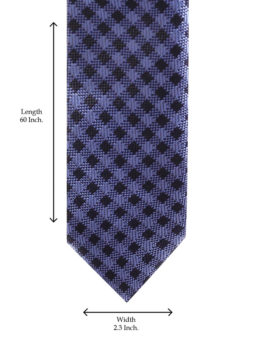 space blue silk tie - 17769833 - Zoom Image - 4