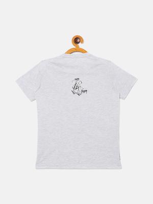 grey printed t-shirt - 17769931 - Standard Image - 2