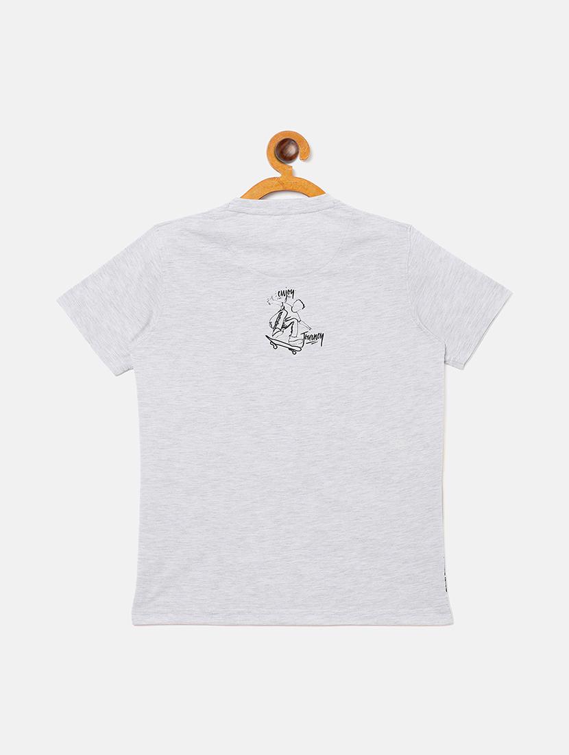 grey printed t-shirt - 17769931 - Zoom Image - 2