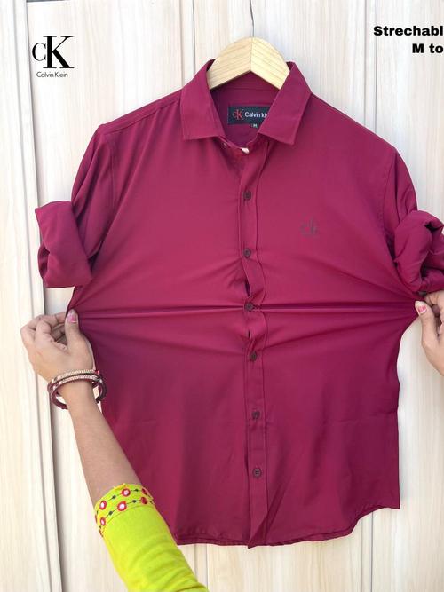 maroon lace shirt - 17770986 - Standard Image - 1