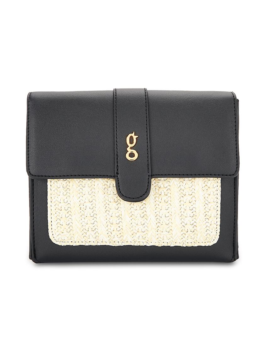 black leatherette (pu) regular sling bag - 17771061 - Zoom Image - 1