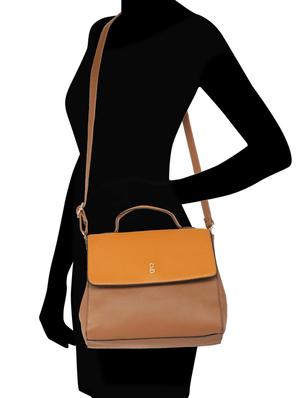 brown leatherette (pu) sling bag - 17771072 - Standard Image - 5