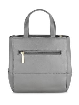 grey leatherette (pu) regular handbag - 17771073 - Standard Image - 2