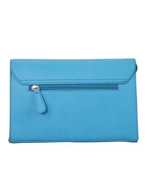 blue leatherette (pu) regular sling bag - 17771080 - Standard Image - 2