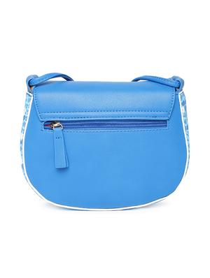 blue leatherette (pu) regular sling bag - 17771082 - Standard Image - 2
