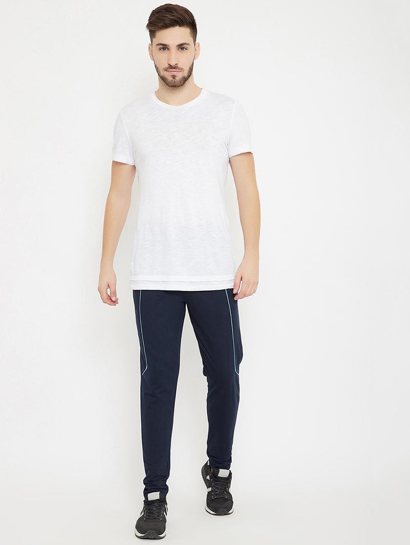 navy blue striped track pant - 17771121 - Zoom Image - 4