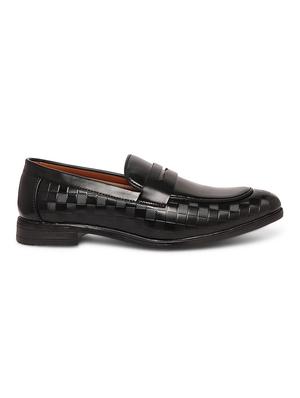 black patent leather handicraft loafers - 17771847 - Standard Image - 3