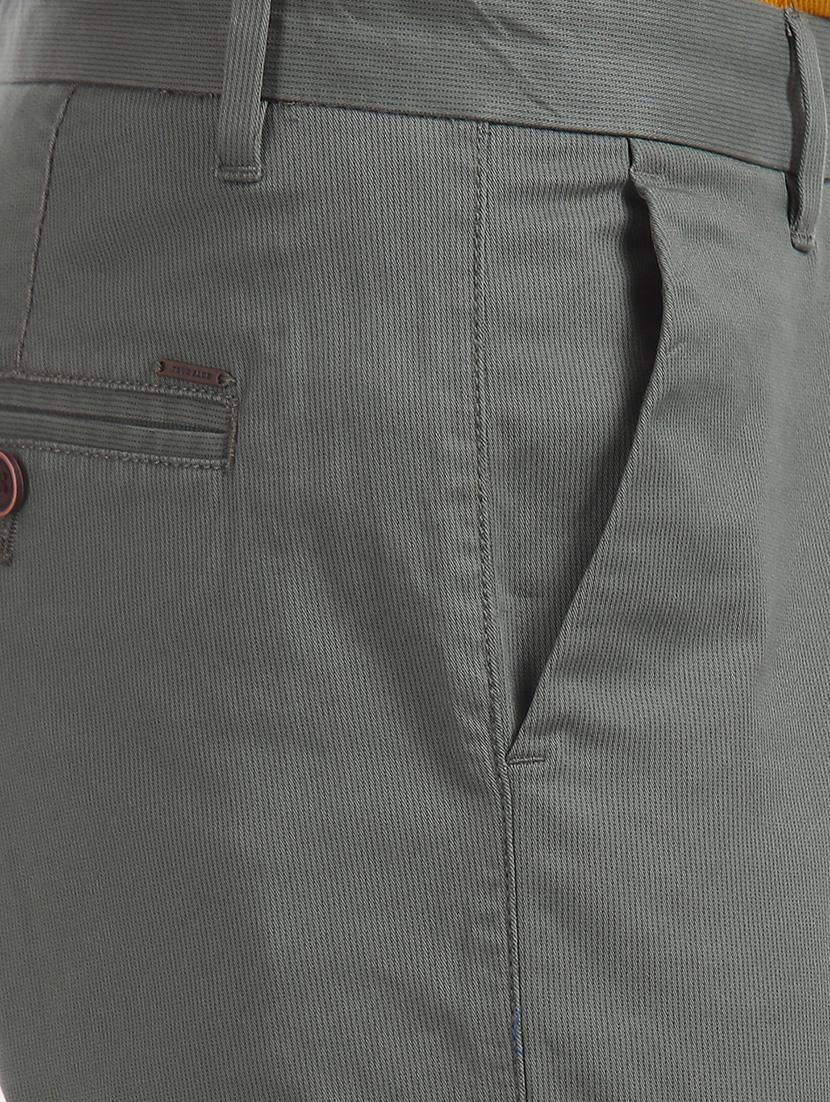 green striped flat front casual trouser - 17771932 - Zoom Image - 6