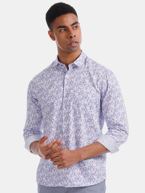 white printed casual shirt - 17772188 - Very Small Image - 1