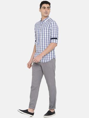 white checkered casual shirt - 17772190 - Standard Image - 4