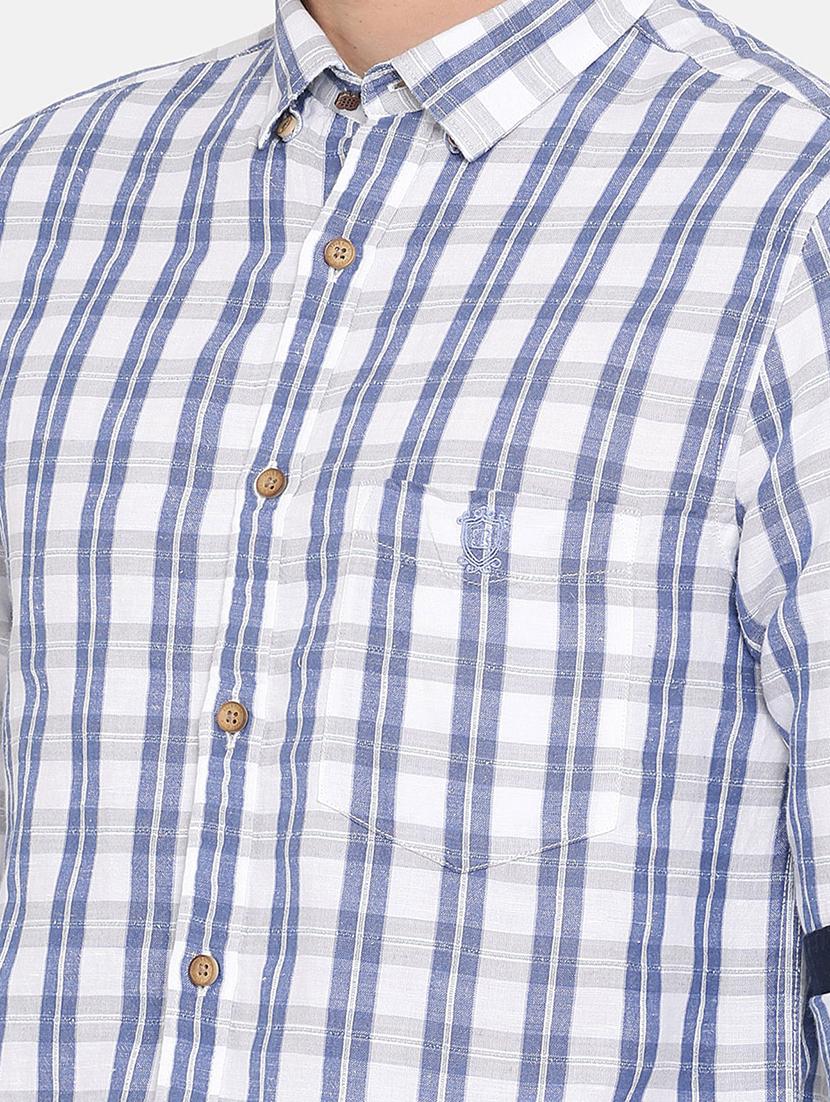 white checkered casual shirt - 17772190 - Zoom Image - 5