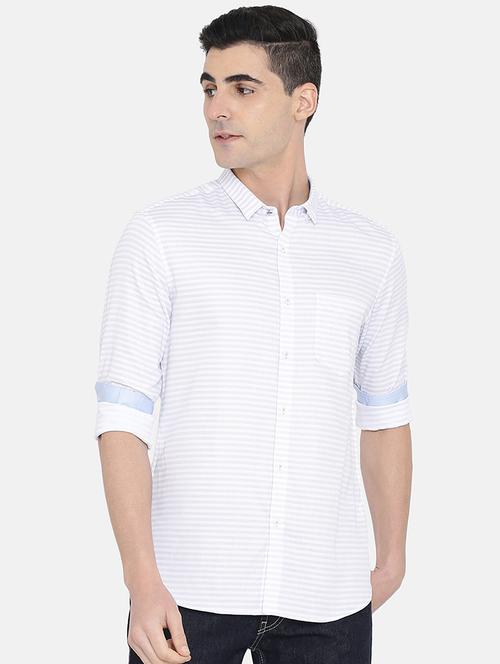 white striped casual shirt - 17772198 - Standard Image - 1