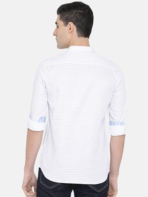 white striped casual shirt - 17772198 - Standard Image - 3