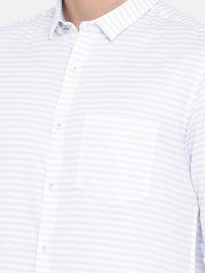 white striped casual shirt - 17772198 - Standard Image - 5