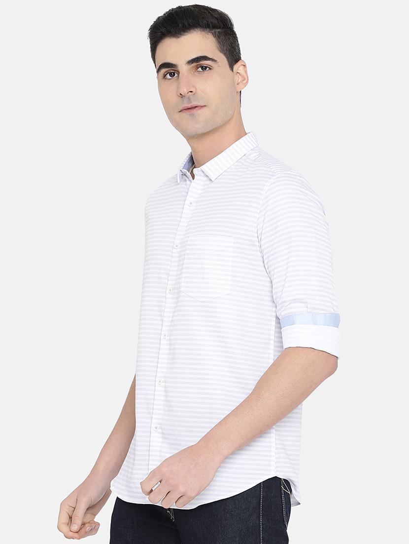 white striped casual shirt - 17772198 - Zoom Image - 2
