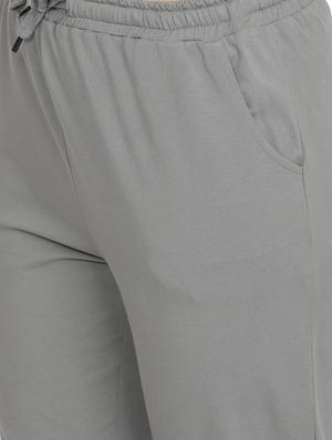 drawstring waist solid track pant - 17772552 - Standard Image - 5