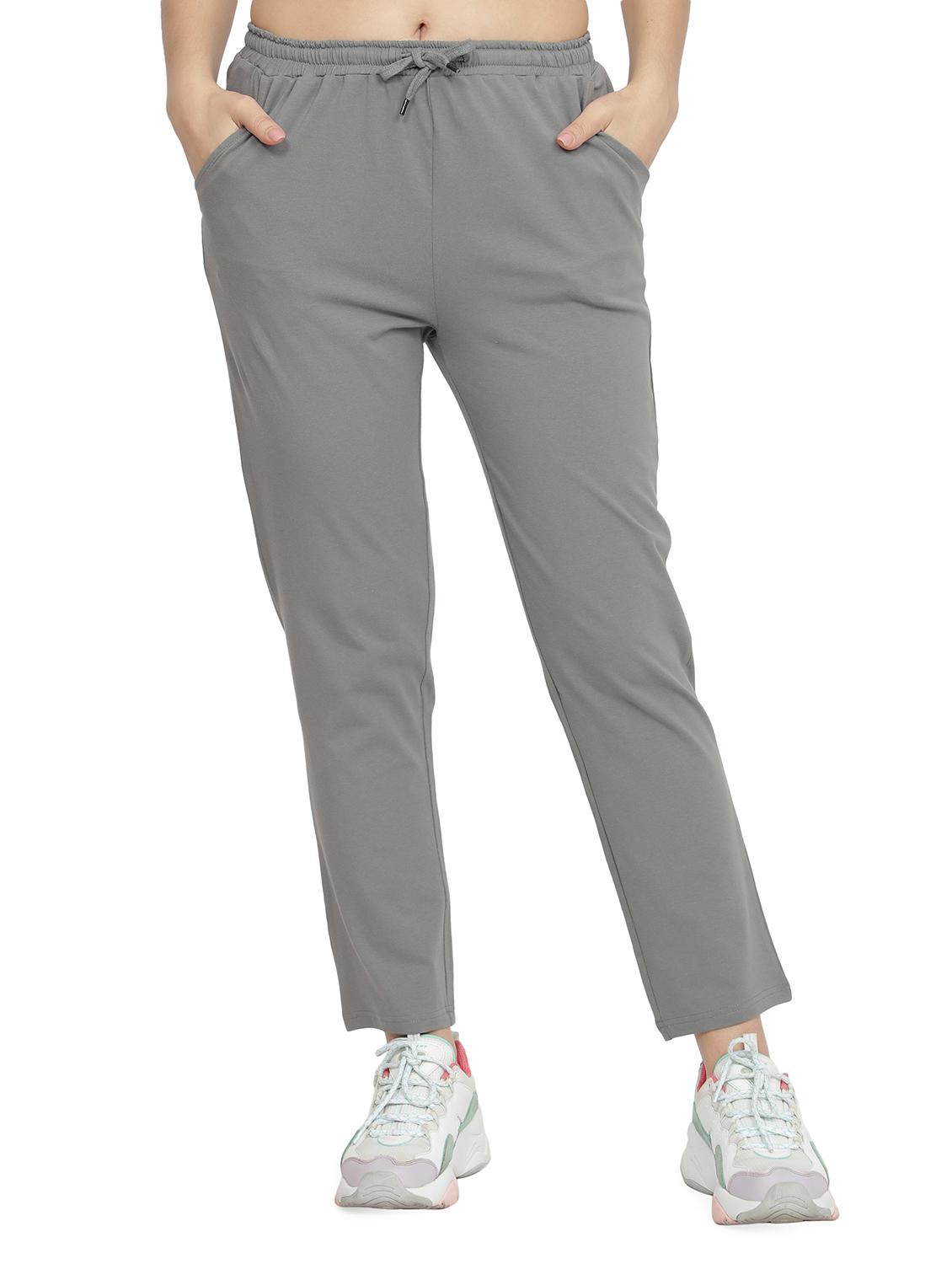 drawstring waist solid track pant - 17772552 - Zoom Image - 1