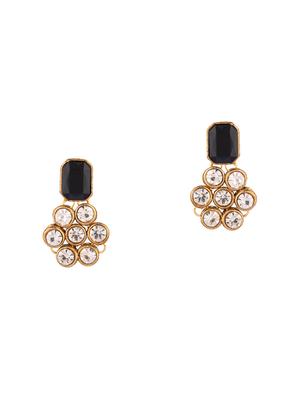 black gold plated necklaces and earring - 17772628 - Standard Image - 3