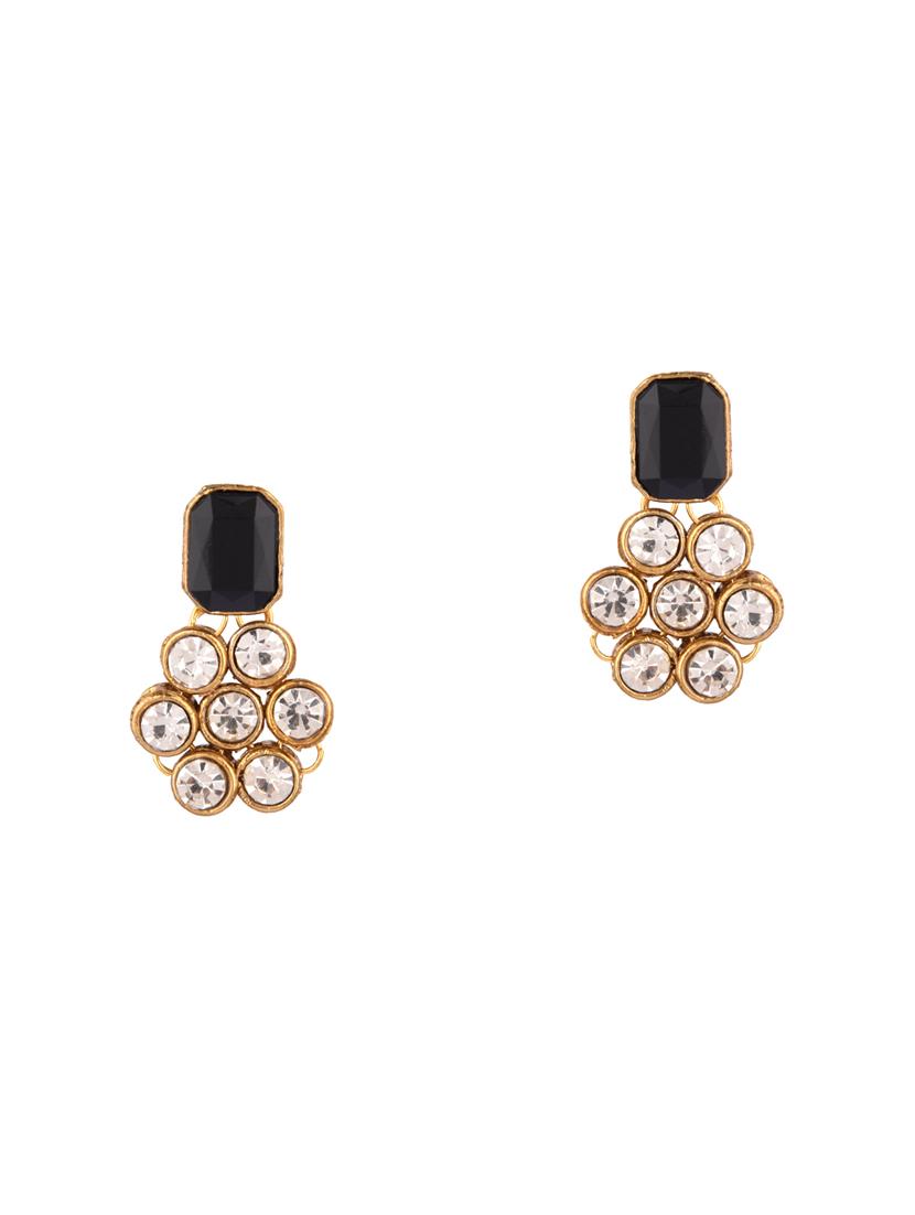 black gold plated necklaces and earring - 17772628 - Zoom Image - 3