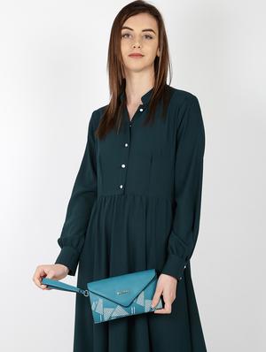 blue leatherette (pu) regular clutch - 17772964 - Standard Image - 6