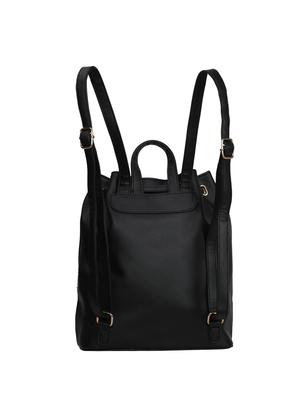 black leatherette (pu) utility backpack - 17772971 - Standard Image - 2