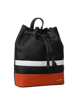 black leatherette (pu) utility backpack - 17772971 - Standard Image - 4