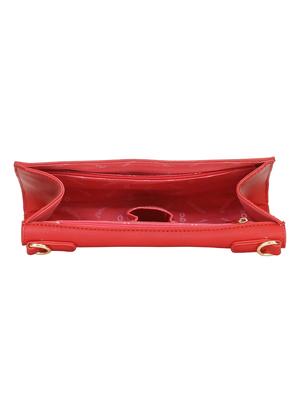 red leatherette (pu) regular sling bag - 17772995 - Standard Image - 3