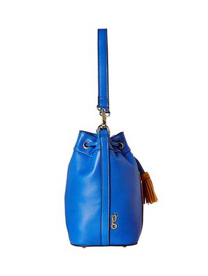 blue leatherette (pu) regular sling bag - 17773014 - Standard Image - 4