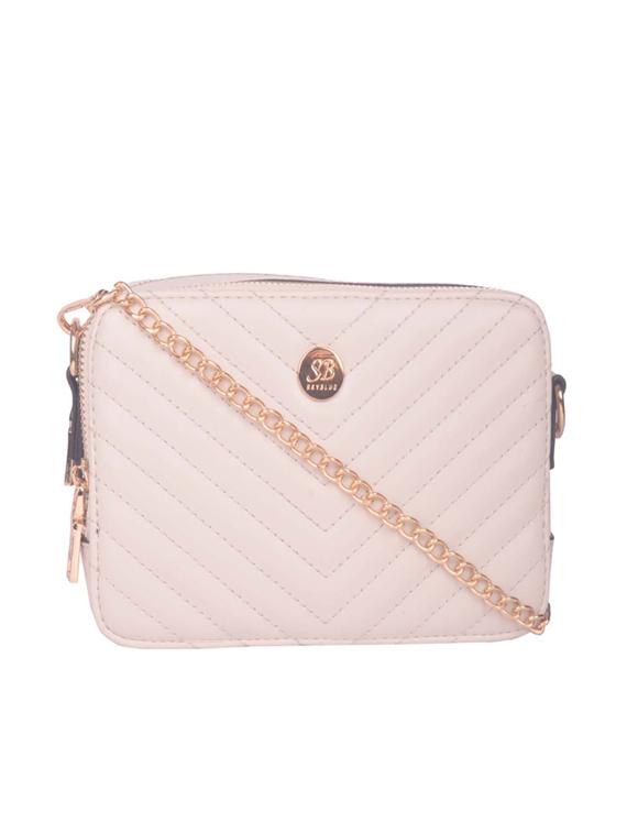 grey leatherette (pu) regular sling bag - 17773400 - Zoom Image - 1