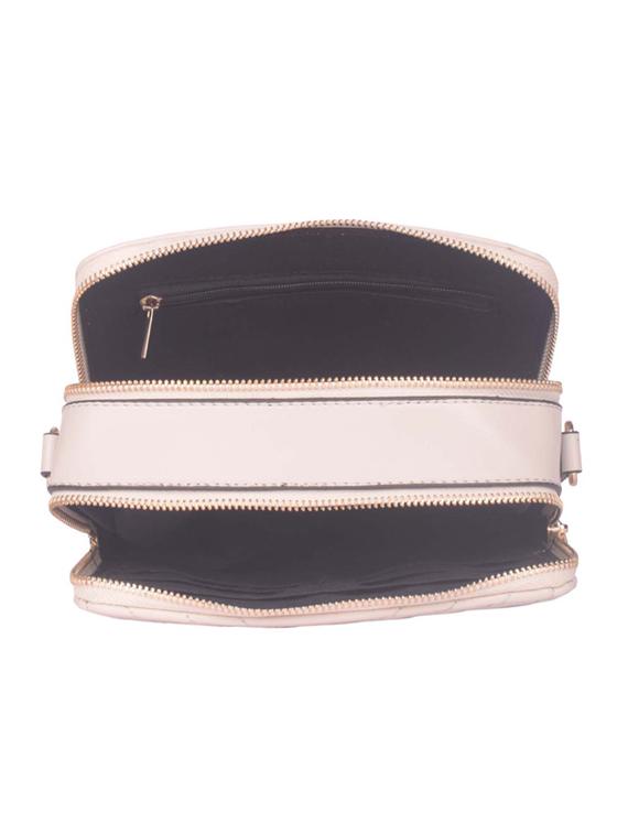 grey leatherette (pu) regular sling bag - 17773400 - Zoom Image - 3