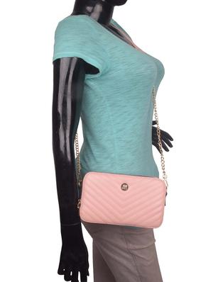 pink leatherette (pu) regular sling bag - 17773401 - Standard Image - 6